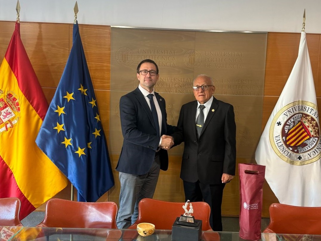Rector (e) visita Universidad Politécnica de Valencia para fortalecer proceso de internacionalización de la UNP