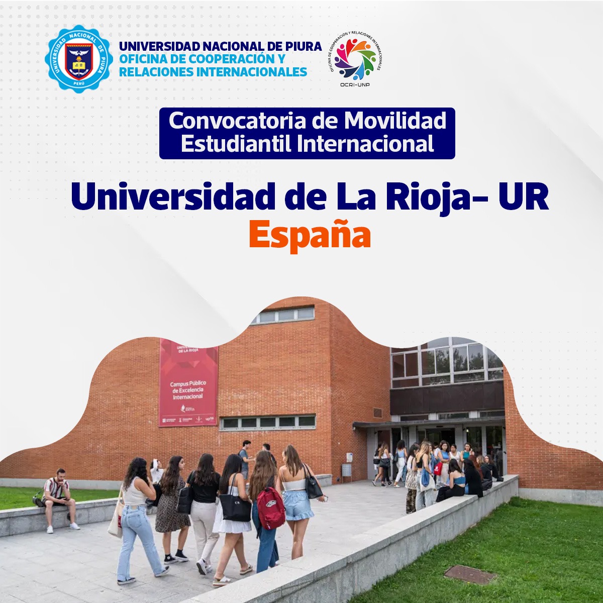 Movilidad estudiantil Universidad de la Rioja – España – 2026-I