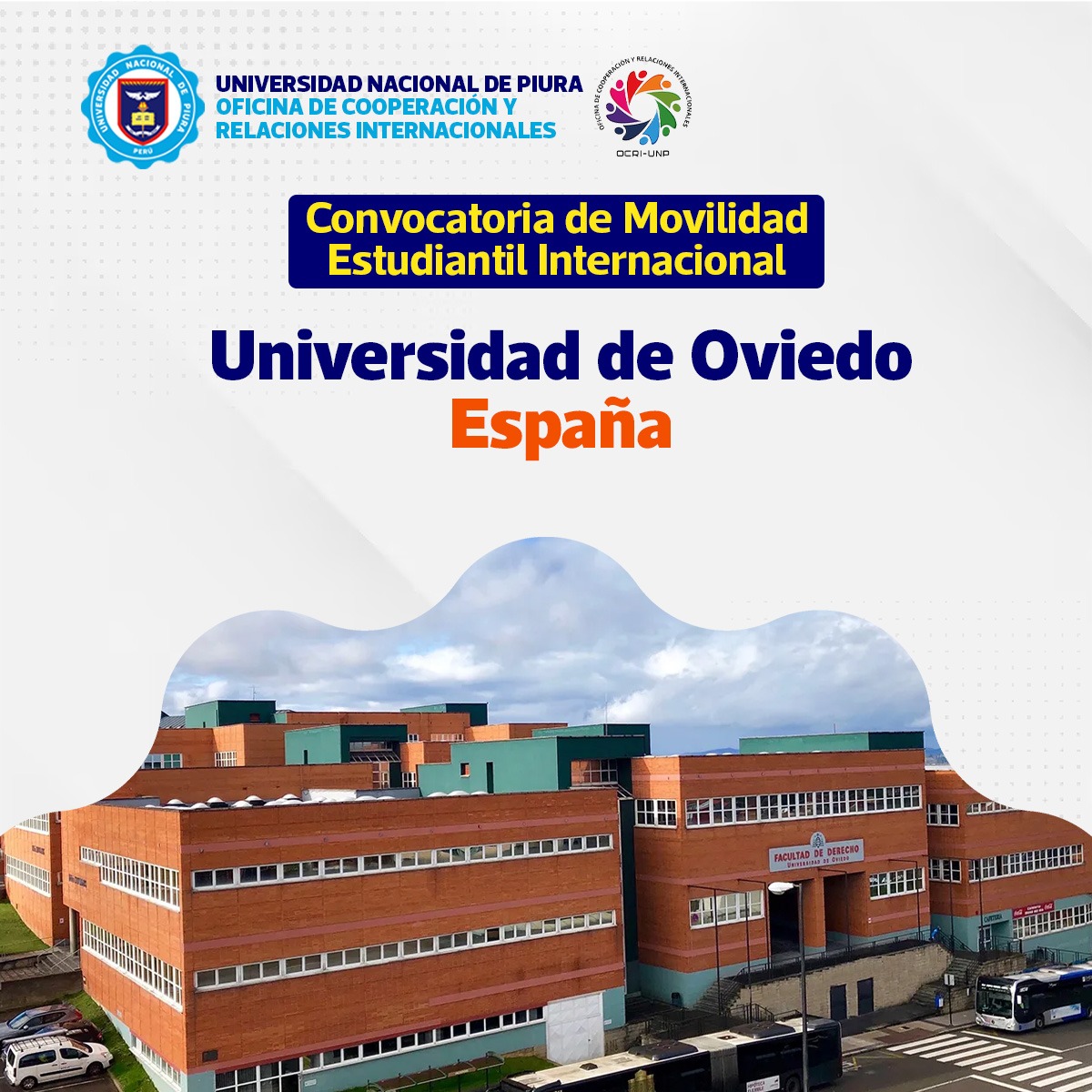Movilidad estudiantil Universidad de Oviedo (UNIOVI) España 2026-I