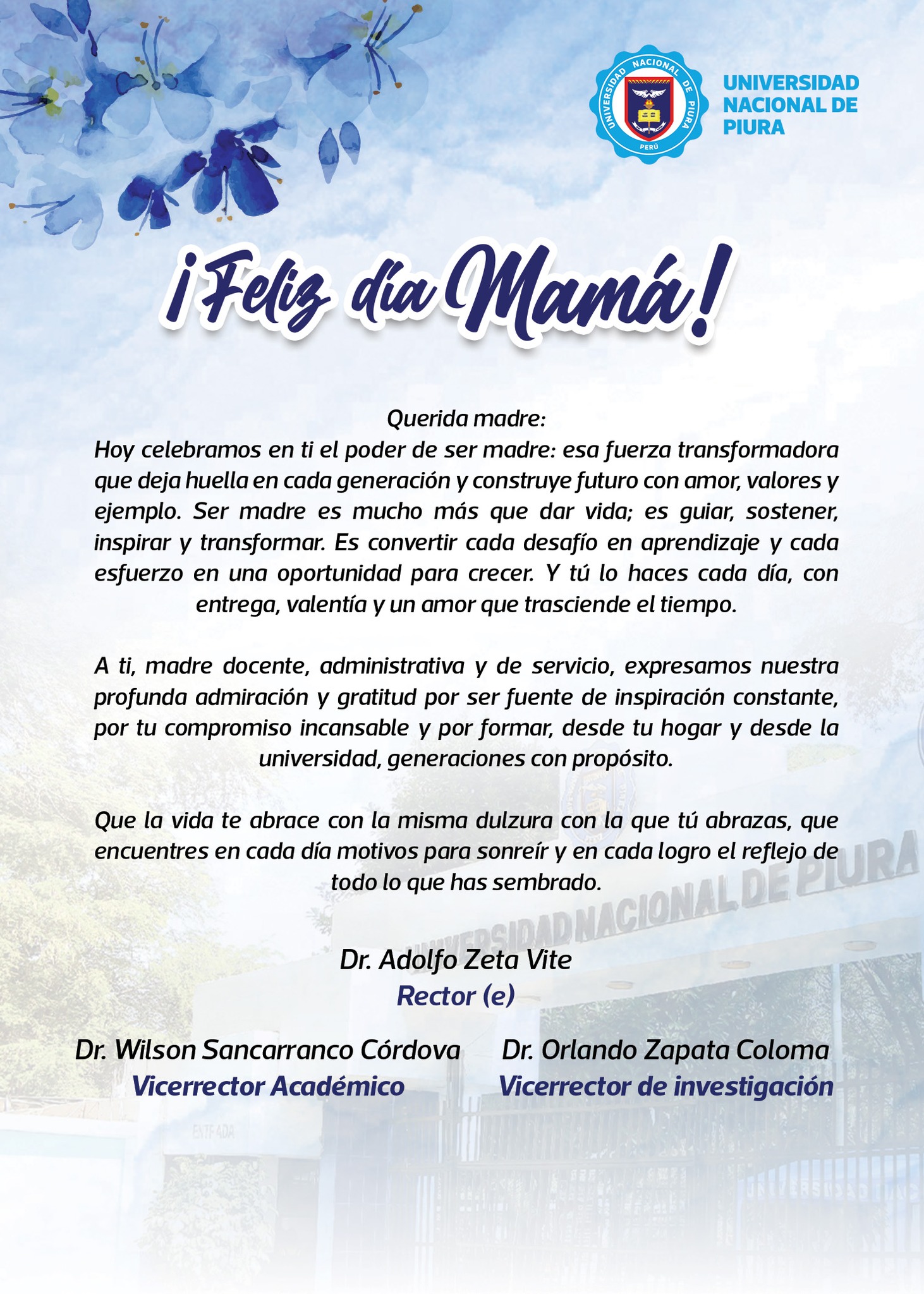 ¡Feliz día Mamá! Hoy celebramos en ti el poder de ser madre
